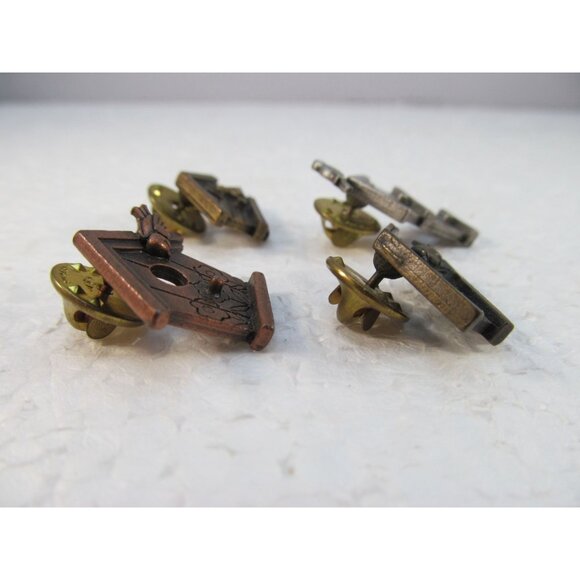 Vintage Signed J.J Bird House Lapel pins Lot of 4 - Picture 7 of 12